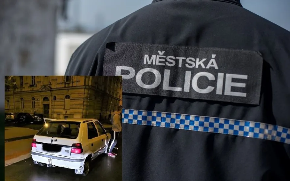 Neosvětleným automobilem se po Plzni proháněli opilí cizinci bez povolení k pobytu