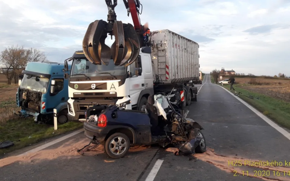 Tragická nehoda mezi Přešticemi a obcí Lužany