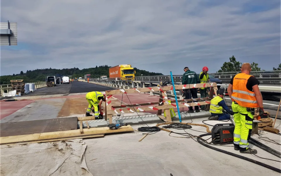 Provoz na dálnici D5 od června do září zkomplikuje uzavírka šestikilometrového úseku
