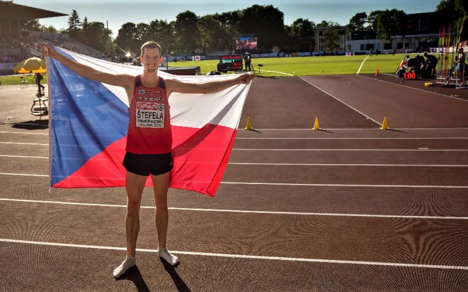 Výškař Jan Štefela přivezl zlato