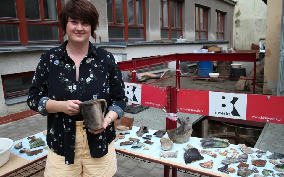 Vedoucí výzkumu Lenka Starková z katedry archeologie FF ZČU.
