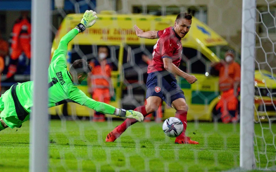 Čeští fotbalisté remizovali v přípravě s Ukrajinou 1:1, v nastavení srovnal Vydra