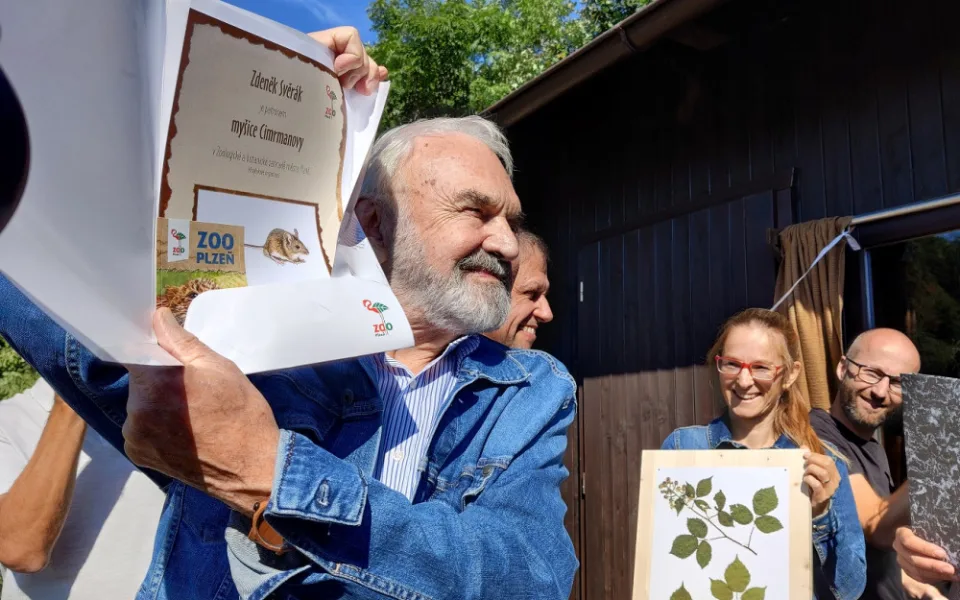 Plzeňská zoo představila myšici Cimrmanovu, jejím patronem není nikdo jiný než Zdeněk Svěrák