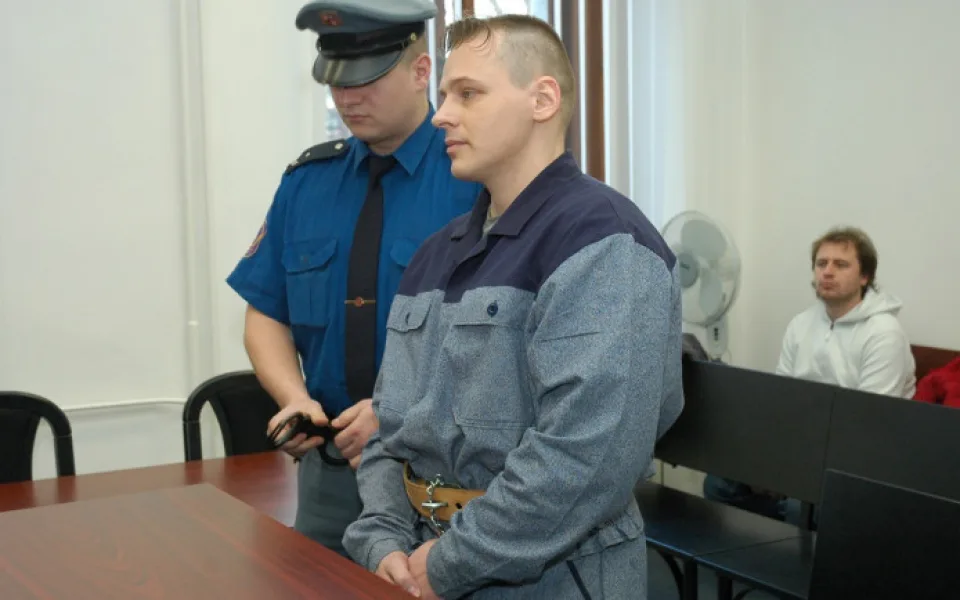 Robert Tempel v roce 2007 u plzeňského krajského soudu