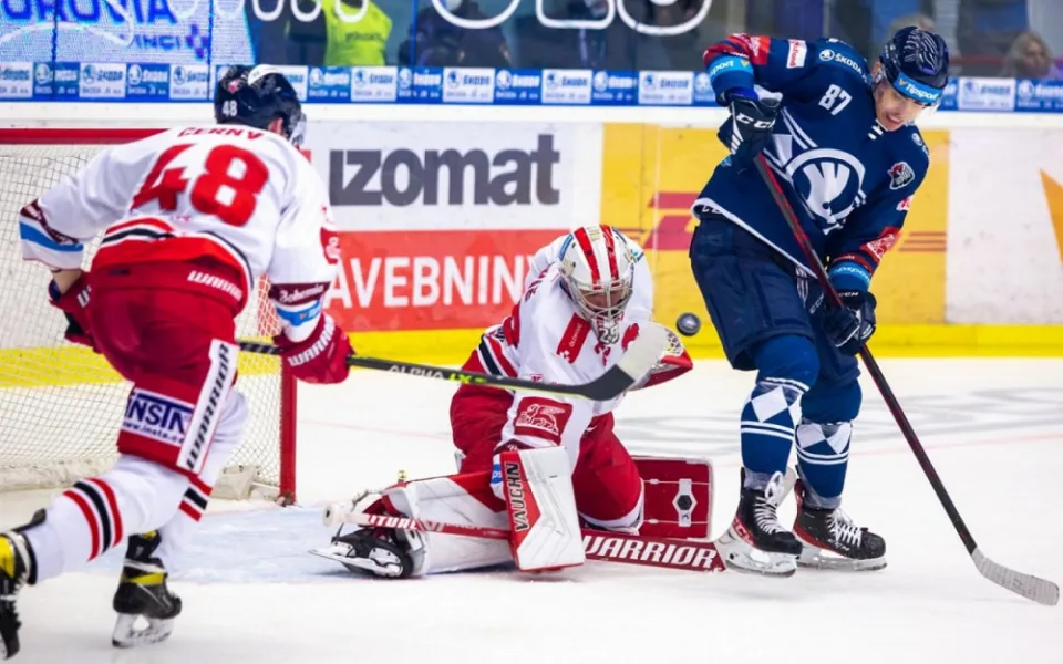 Plzeň na domácím ledě rozdrtila Olomouc vysoko 6:1