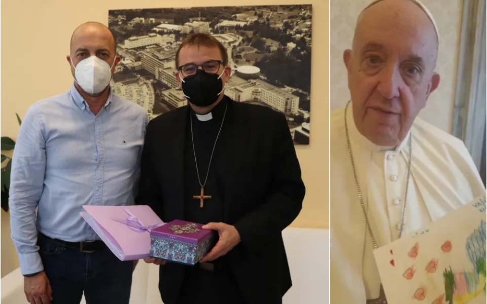 Obrázky od dětských pacientů doputovaly až do Vatikánu, papež František natočil vzkaz pro malé malíře