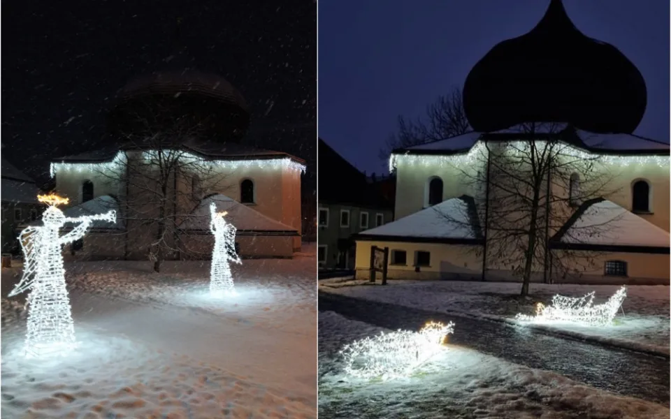 Zničené anděly u kostela v Železné Rudě má na svědomí teprve osmnáctiletý mladík