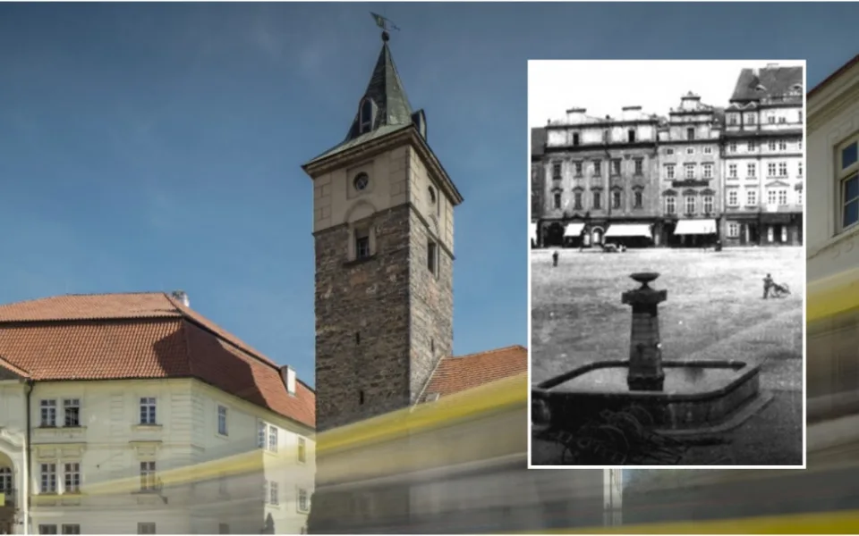 Historicky první plzeňská vodárna zajišťovala přívod vody do kašny na náměstí