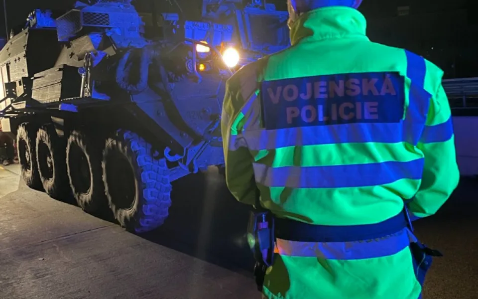 První vozy amerického konvoje jsou v ČR, jedou na cvičení na Slovensko