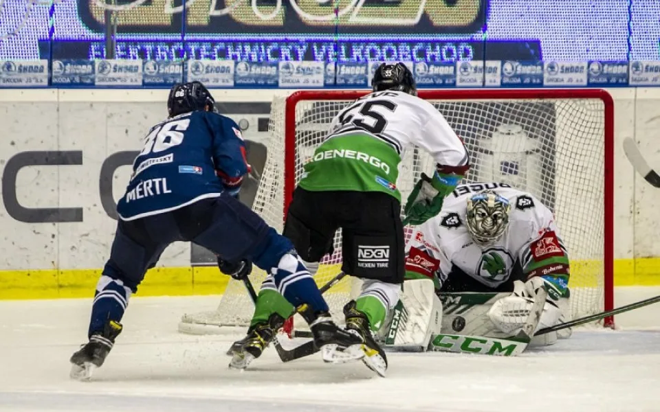 Hokejisté Plzně podlehli v rozhodujícím pátém utkání předkola 3:2
