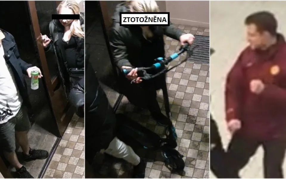 Policisté pátrají po partičce zlodějů i agresorovi, který za obchodním centrem napadl dva lidi