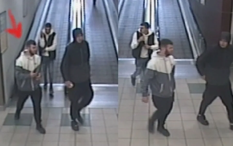 Policie pátrá po totožnosti osob ze snímků z bezpečnostní kamery v souvislosti s trestnou činností