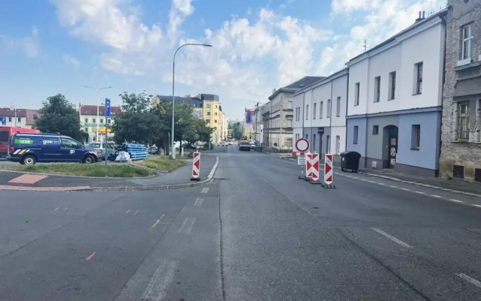 Kvůli rekonstrukci vodovodu a kanalizace čekají řidiče dopravní omezení i v Kotkově ulici