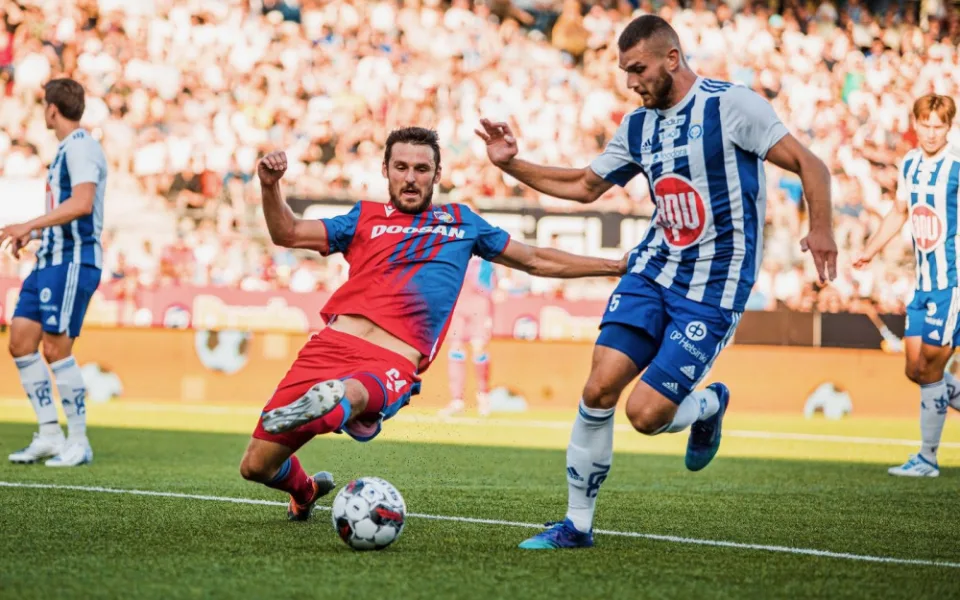 Před týdnem vyhrála Plzeň v Helsinkách 2:1