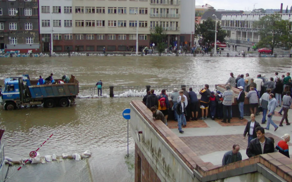 Povodně 2002, foto: Richard Beneš