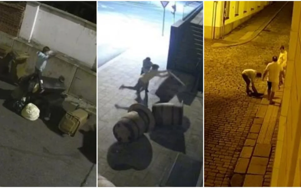 Mladíci vyrazili na noční tah městem, ze srandy kopali do popelnic i vysadili víko od kanálu
