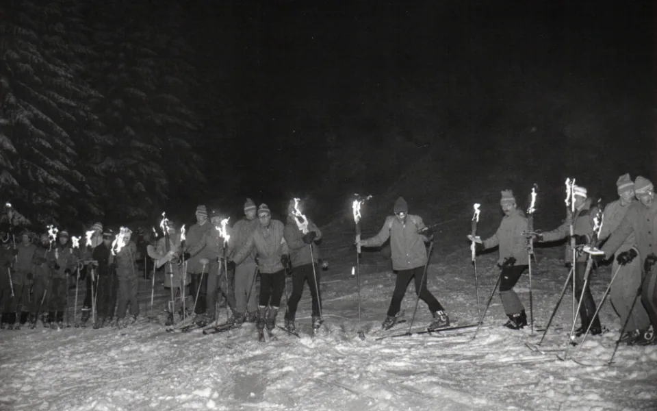 fotografie ze 70. či 80. let minulého století, zdroj: archiv Horské služby
