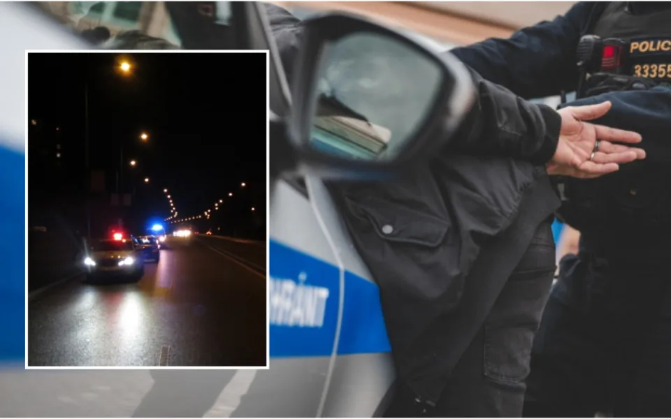 Opilý řidič naboural do policejního auta, nadýchal přes dvě promile