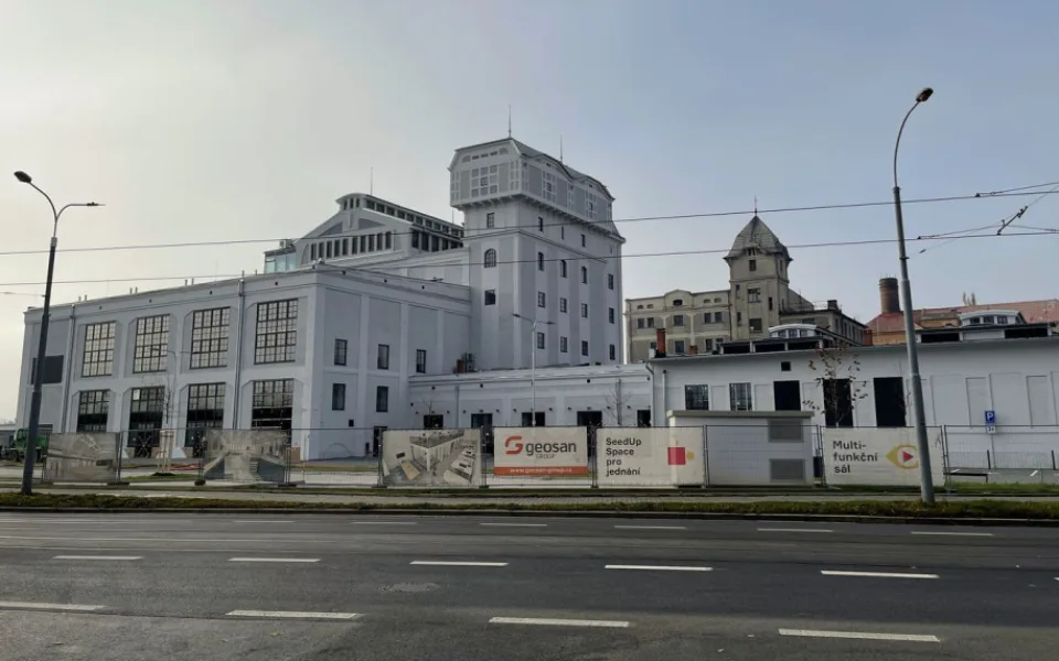 TechTower krátce před dokončením