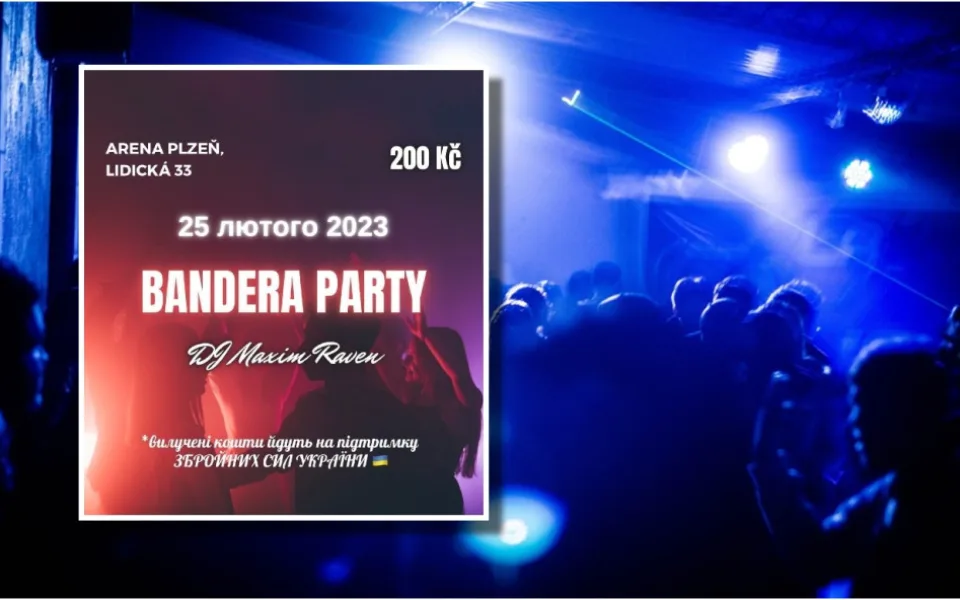 Ukrajinci v Plzni pořádají diskotéku s šokujícím názvem Bandera party, řada lidí to označila za provokaci