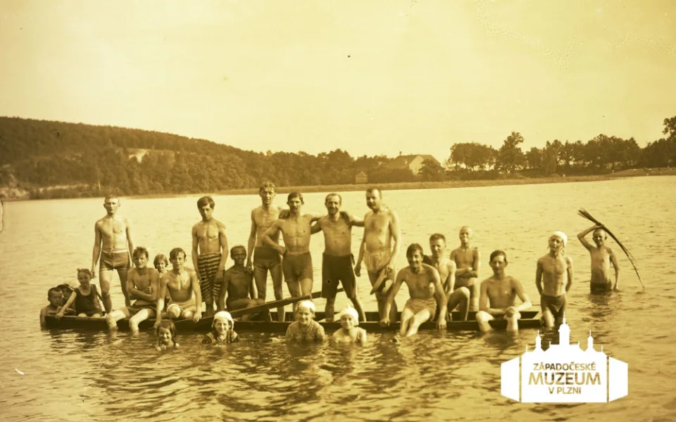 Bolevecký rybník, rok 1913, zdroj: Národopisné muzeum Plzeňska