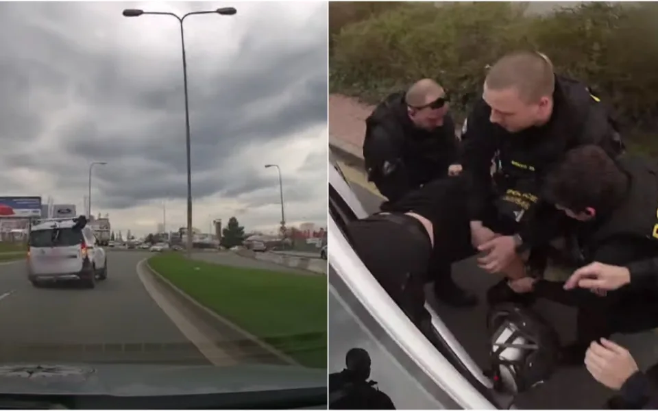 VIDEO: Zfetovaný řidič pod vlivem kokainu a pervitinu ohrožoval svou agresivní jízdou desítky lidí