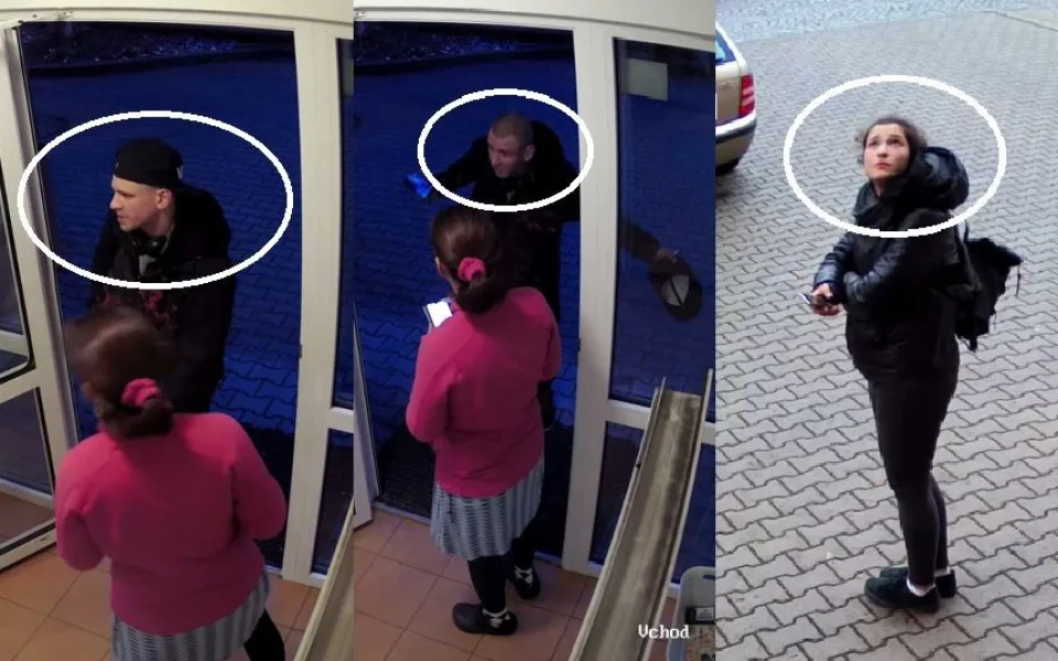 Policie pátrá po totožnosti těchto dvou osob