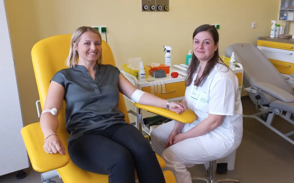 Domažlická nemocnice otevřela odběrové místo pro dárce krve, nemusí už dojíždět do Klatov