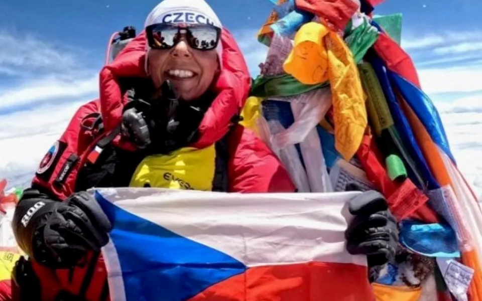 Eva Perglerová je teprve třetí Češkou na vrcholu Mount Everestu