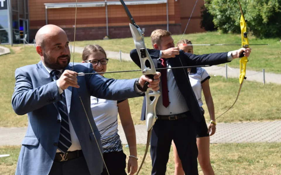 Sportovní aktivity si vyzkoušel i primátor Plzně Roman Zarzycký