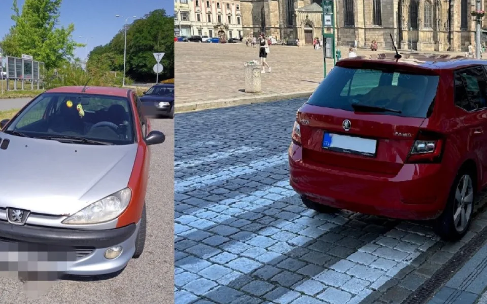 Špatné parkování odhalilo mnohem zásadnější problém se zákonem. Další motorista nechal auto na přechodu
