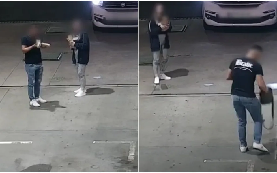 VIDEO: Turisté si přivlastnili zapomenutou tašku u benzinky na dálnici D5, policie je bleskově dopadla