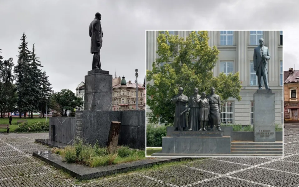 Lidé a psi umořili močením lípu, která rostla nad památníkem na náměstí T.G.M. Město ji muselo pokácet