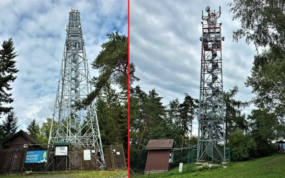 Rozhledna Na Skále a rozhledna Kožich