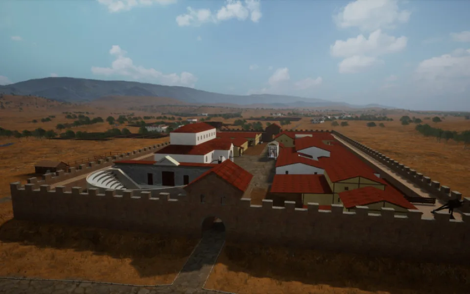 Kolonie Castrum Novum ve virtuální realitě.