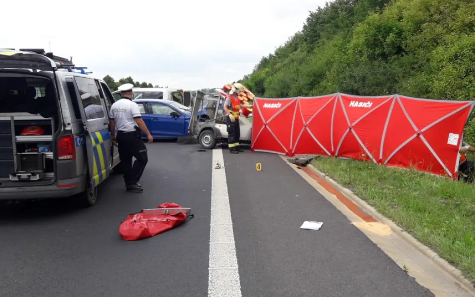 Ilustrační foto z jiné smrtelné nehody na dálnici D5