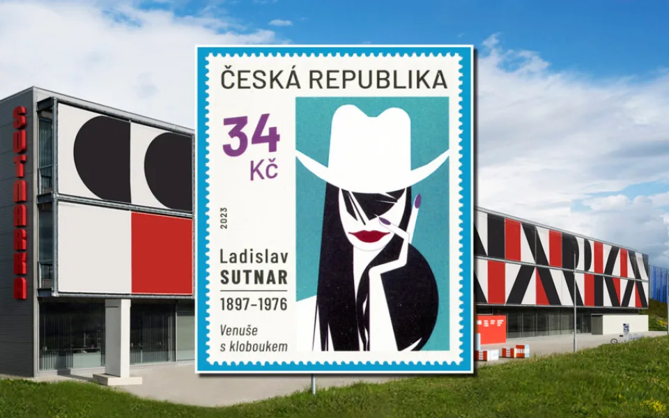 Česká pošta vydala známku věnovanou úspěšnému designérovi a pedagogovi Ladislavu Sutnarovi