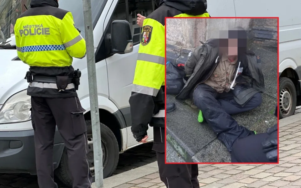 Tento muž se snažil po bitce uprchnout, ale byl dopaden a skončil v poutech