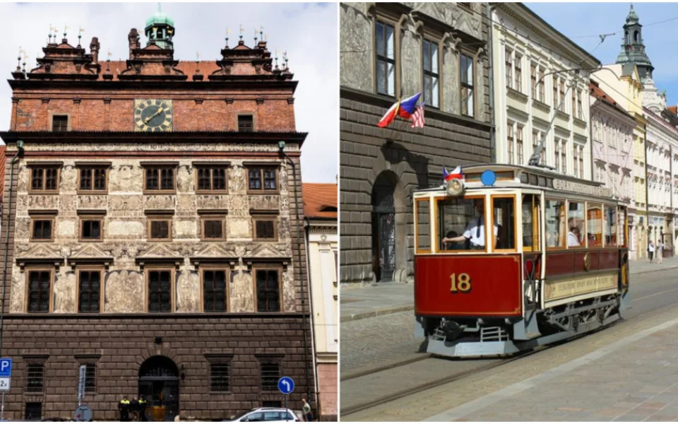 Plzeňská radnice se stala národní kulturní památkou, na seznam se dostala i Křižíkova tramvaj z roku 1899