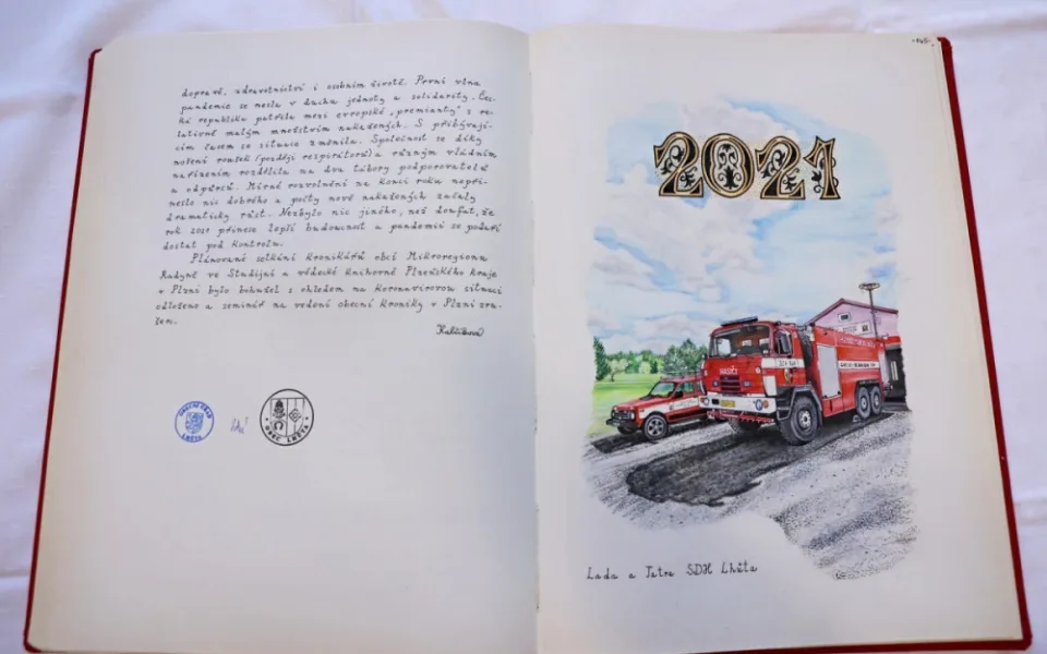Lhůta na Plzeňsku má nejlepší ručně psanou kroniku v kraji