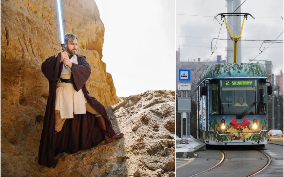 Plzeňské tramvaje řidí Obi-Wan, svůj kostým hrdiny ze Star Wars má Kryštof Vaniš posvěcený od samotných tvůrců
