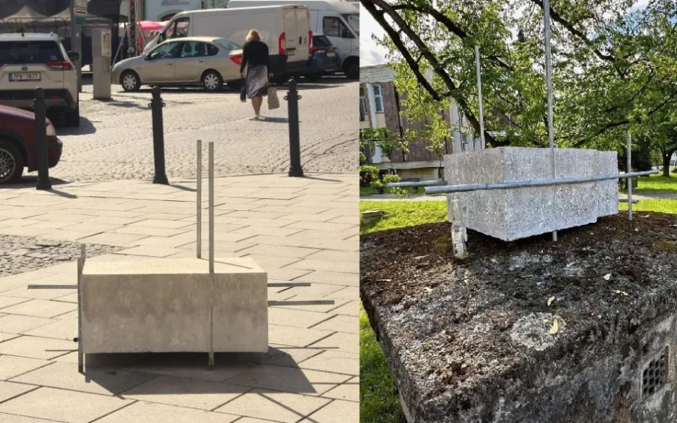 Nebezpečné dílo na frekventovaném místě ohrožovalo zdraví chodců, muselo se před vernisáží přestěhovat