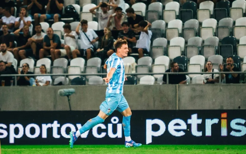 Plzeň po obratu porazila v Evropské lize Kryvbas 2:1, trefil se mladík Panoš