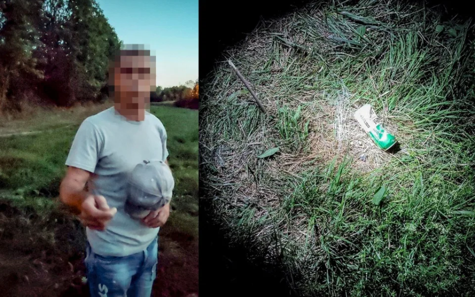 Pytlák chytal ryby pomocí zmačkané pivní plechovky, na kterou si přivázal vlasec. Tvrdil, že u řeky jen popíjí