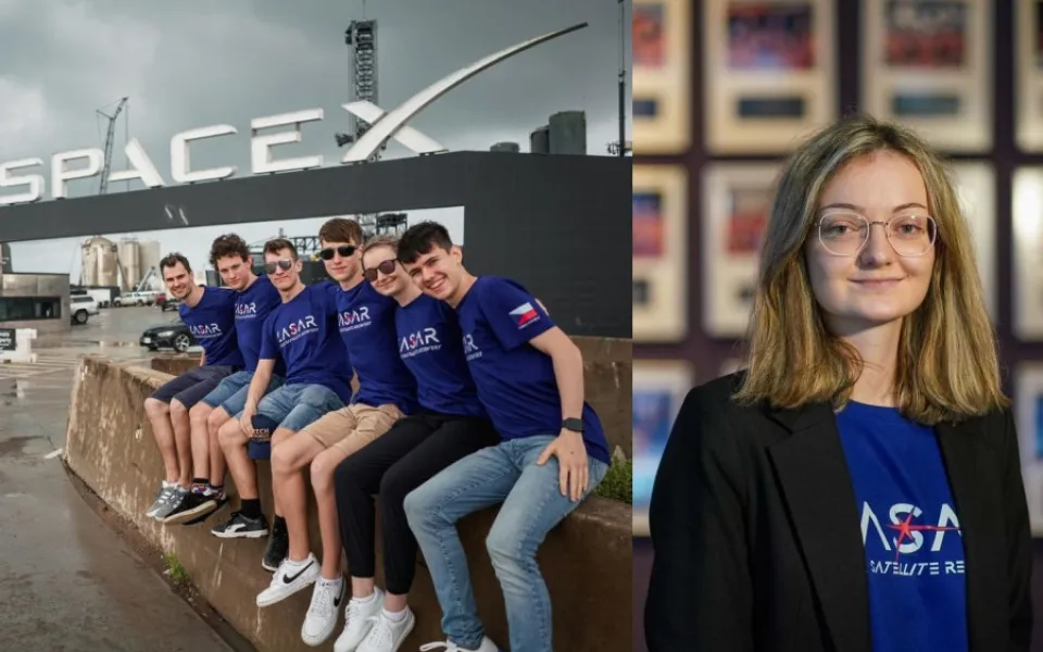 Anna Krebsová s českým týmem LASAR
