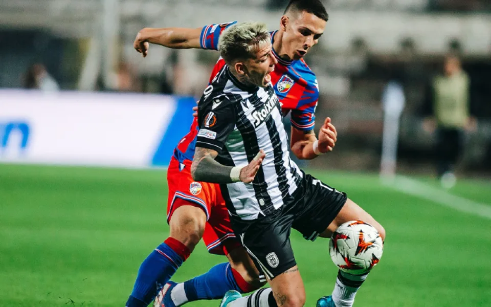 Fotbalisté Plzně v oslabení ztratili dvoubrankový náskok a v Soluni remizovali 2:2