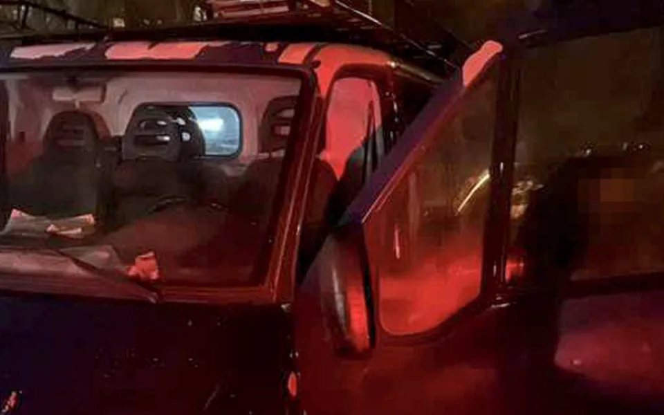 Dodávka hledaného muže na parkovišti