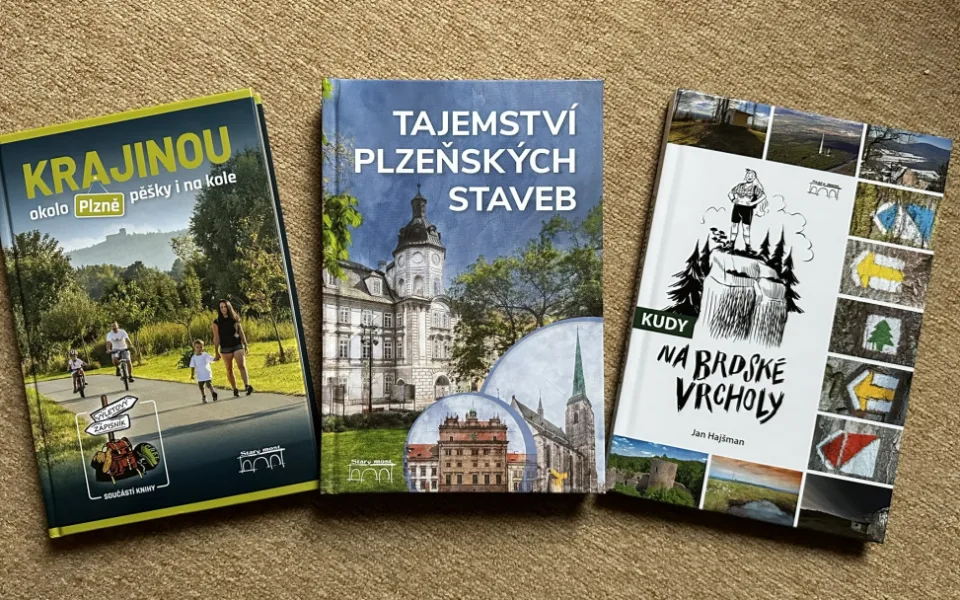 Nové publikace Starého mostu zavedou čtenáře na brdské vrcholy, představí tajemství staveb i zajímavé výlety v okolí Plzně