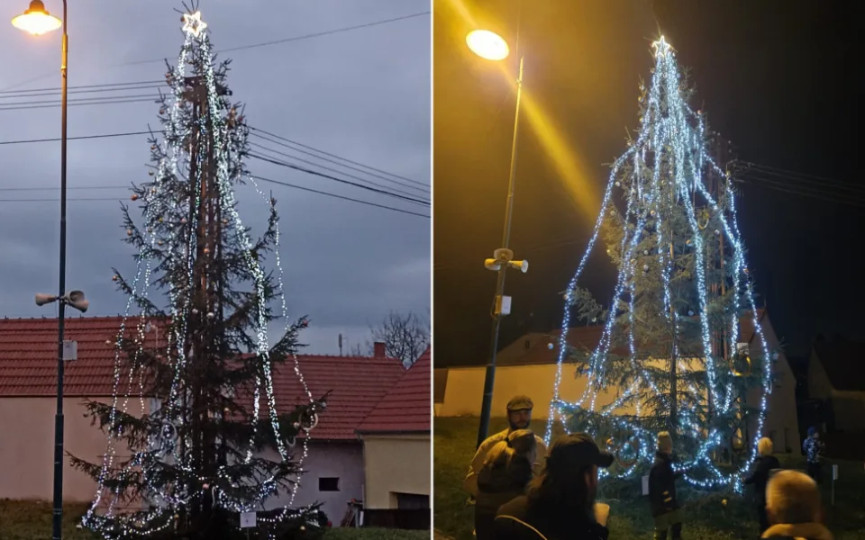 Klasiku převálcovalo košťátko. Anketa o nejkrásnější vánoční strom obvodu má překvapivého vítěze