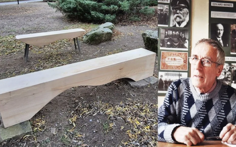 Po úpravě vnitrobloku na sídlišti uctili dvojicí stylových laviček populárního starousedlíka. Jaroslav Bukovský loni zemřel